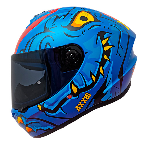 Casco para motociclista talla M cerrado Draken Dinotoon C7 Axxis